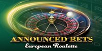 European Roulette Announced Bets